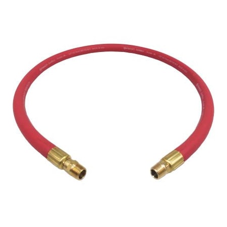 Alliance Rubber Alliance Hose Rubber Snubber Hose 1/2" x 48" With 3/8" Male by Male Swivel HZR05030-04-06MMS